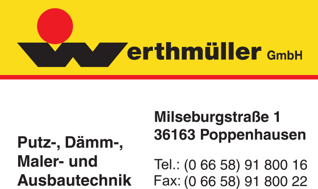 Visitenkarte Werthmüller GmbH